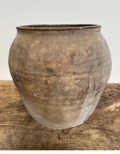 Vintage Faded Oil Pottery Clay Pot