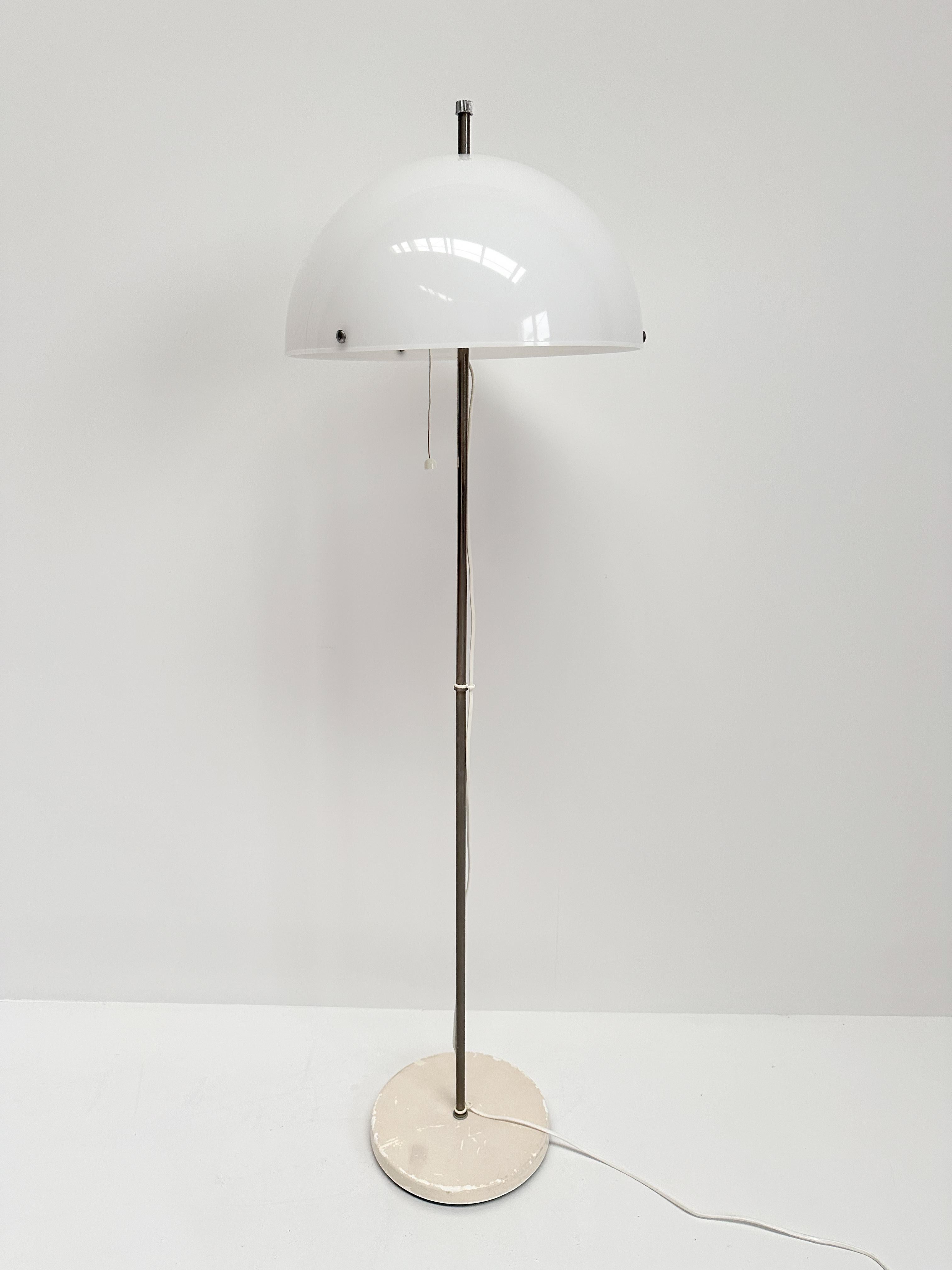Mid-Century Modern Vintage Fagerhults Swedish Floor Lamp: Mid-Century Mushroom Lamp For Sale