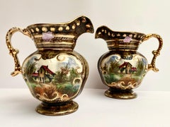 Vintage-Urnenvase aus Fayence Hubert Bequet, Belgien, 1960er Jahre