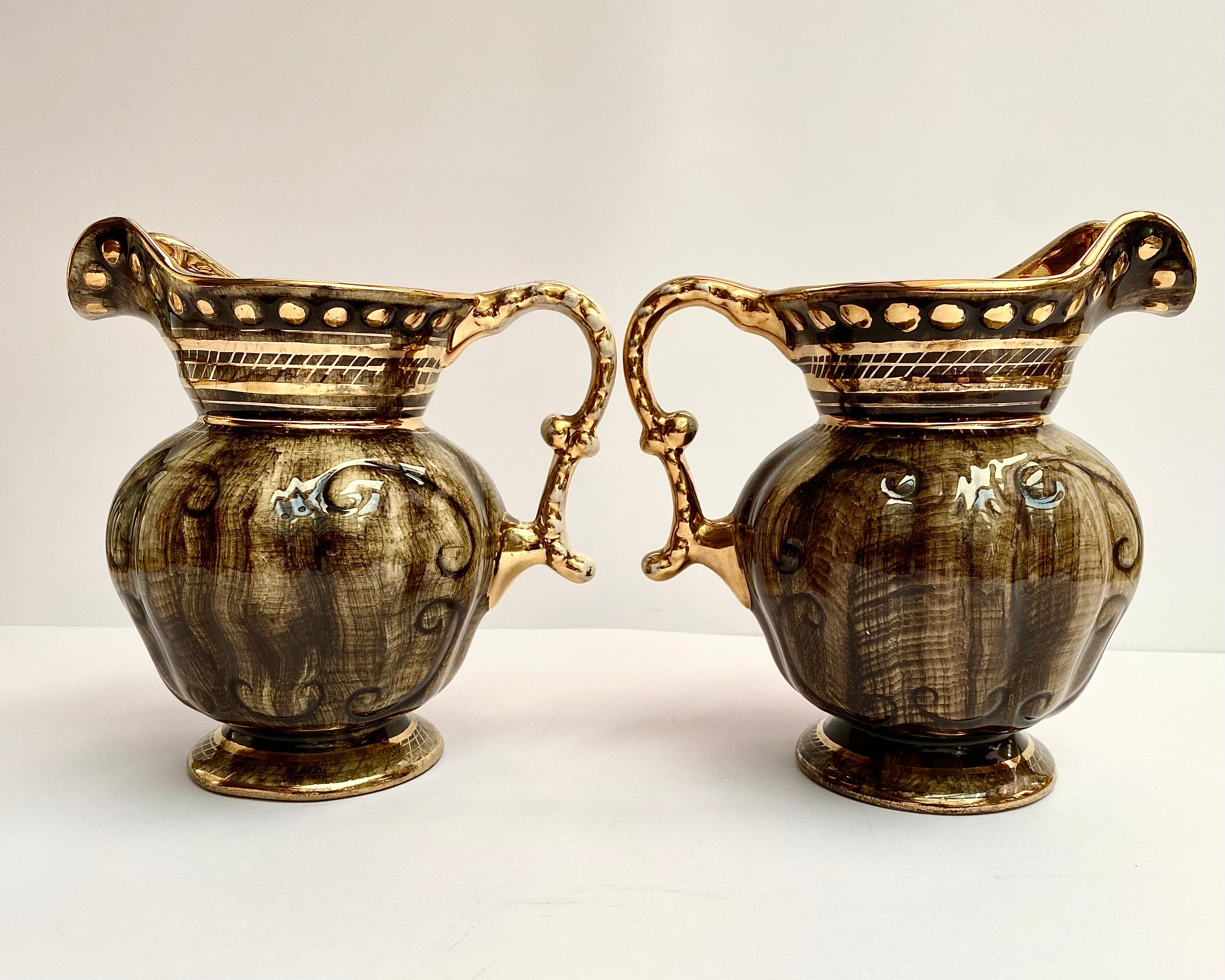 Vaso a urna in faience Hubert Bequet Belgio, 1960 in vendita 3
