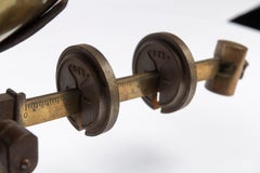 Vintage Fairbanks Scales Wrought Iron and Brass Scale with Weights