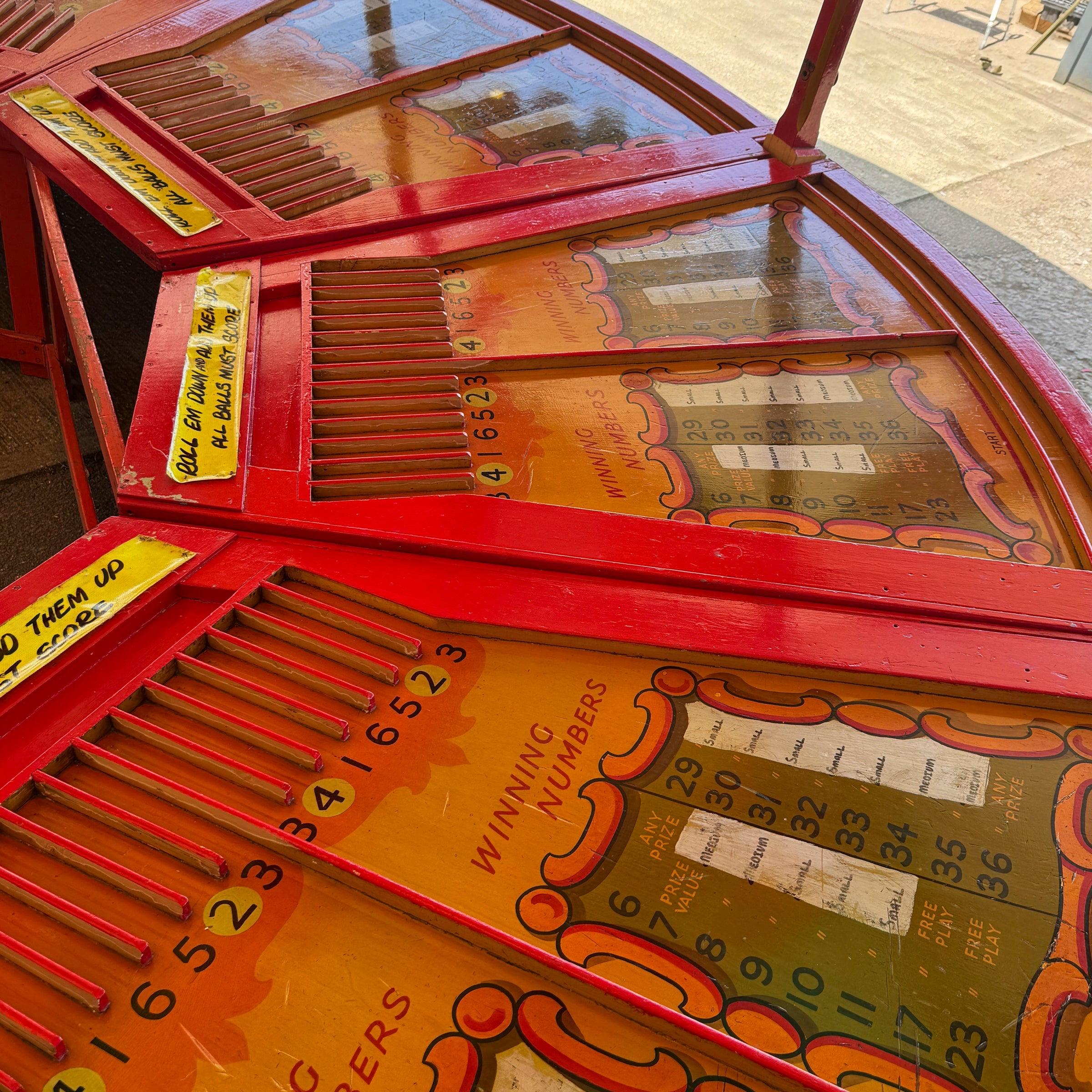 Vintage Fairground Roll-a-Ball Round Games Showman Tent For Sale 2