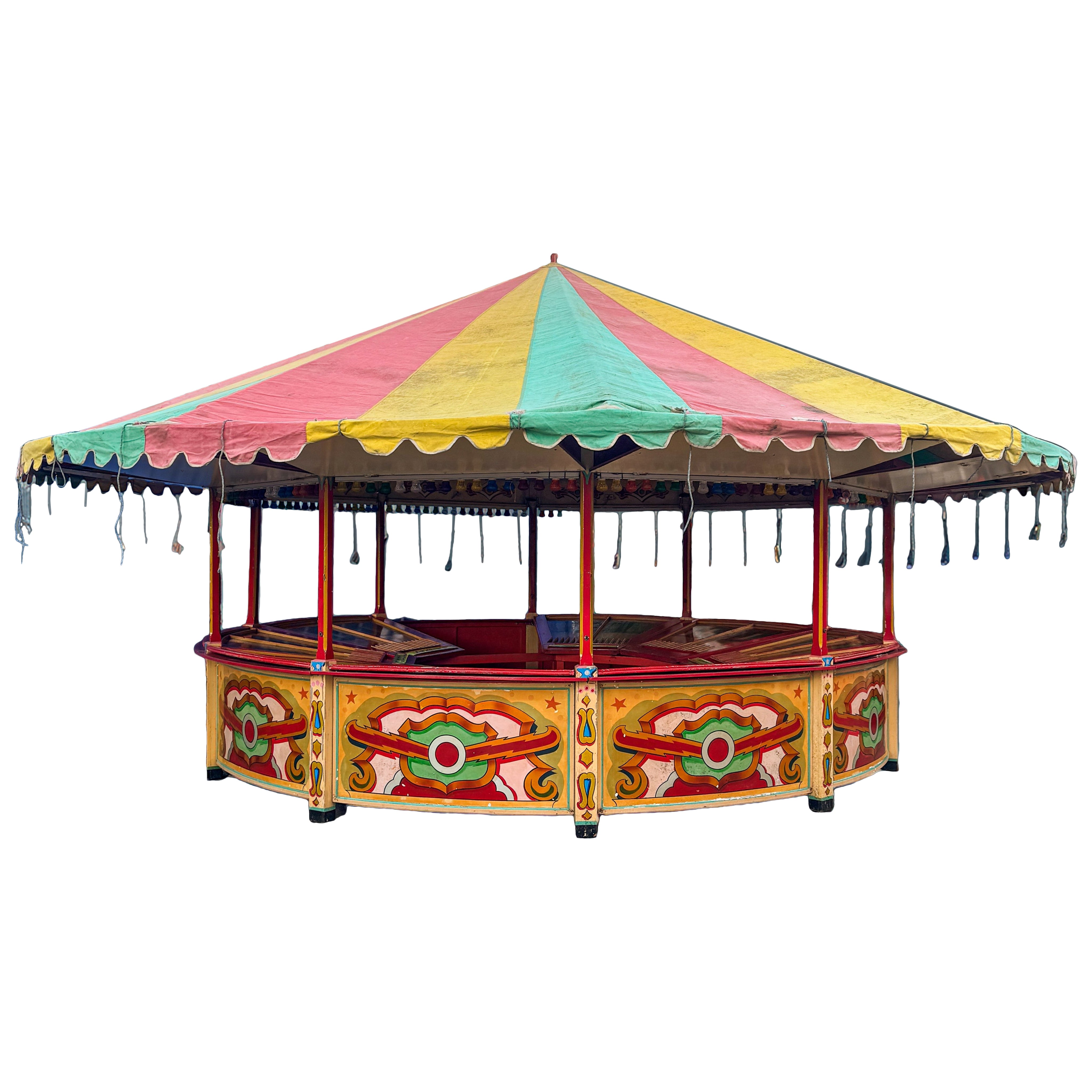Vintage Fairground Roll-a-Ball Round Games Showman Tent For Sale