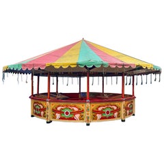 Vintage Fairground Roll-a-Ball Round Games Showman Tent