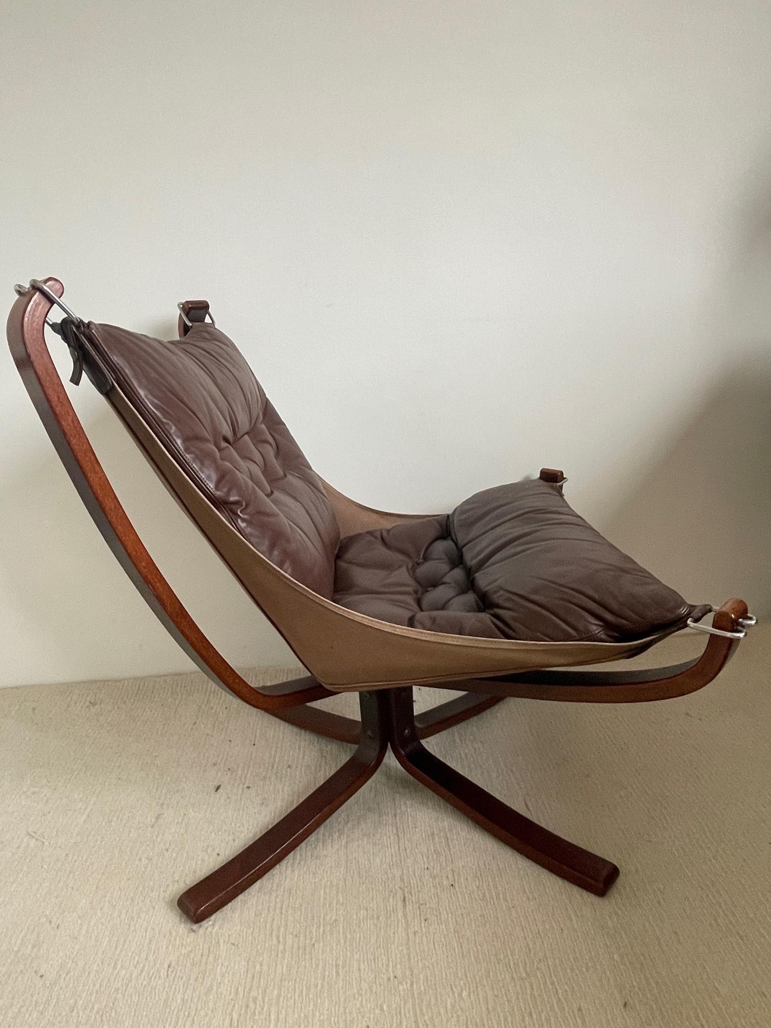 Vintage Falcon Chair by Sigurd Ressell for Vatne Møbler, Norway, 1970s Design 3