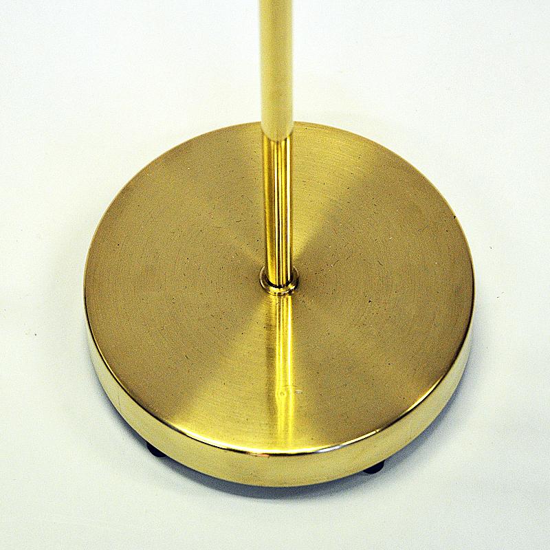 Vintage Falkenberg Adjustable Brass Floorlamp Mod 7080, Sweden, 1950s 2