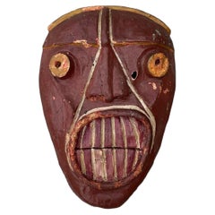 Vintage Falsches Gesicht Gesellschaft Iroquois Maske