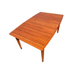 Vintage Falster Danish Teak Extendable Butterfly Danish Dining Table Mid Century