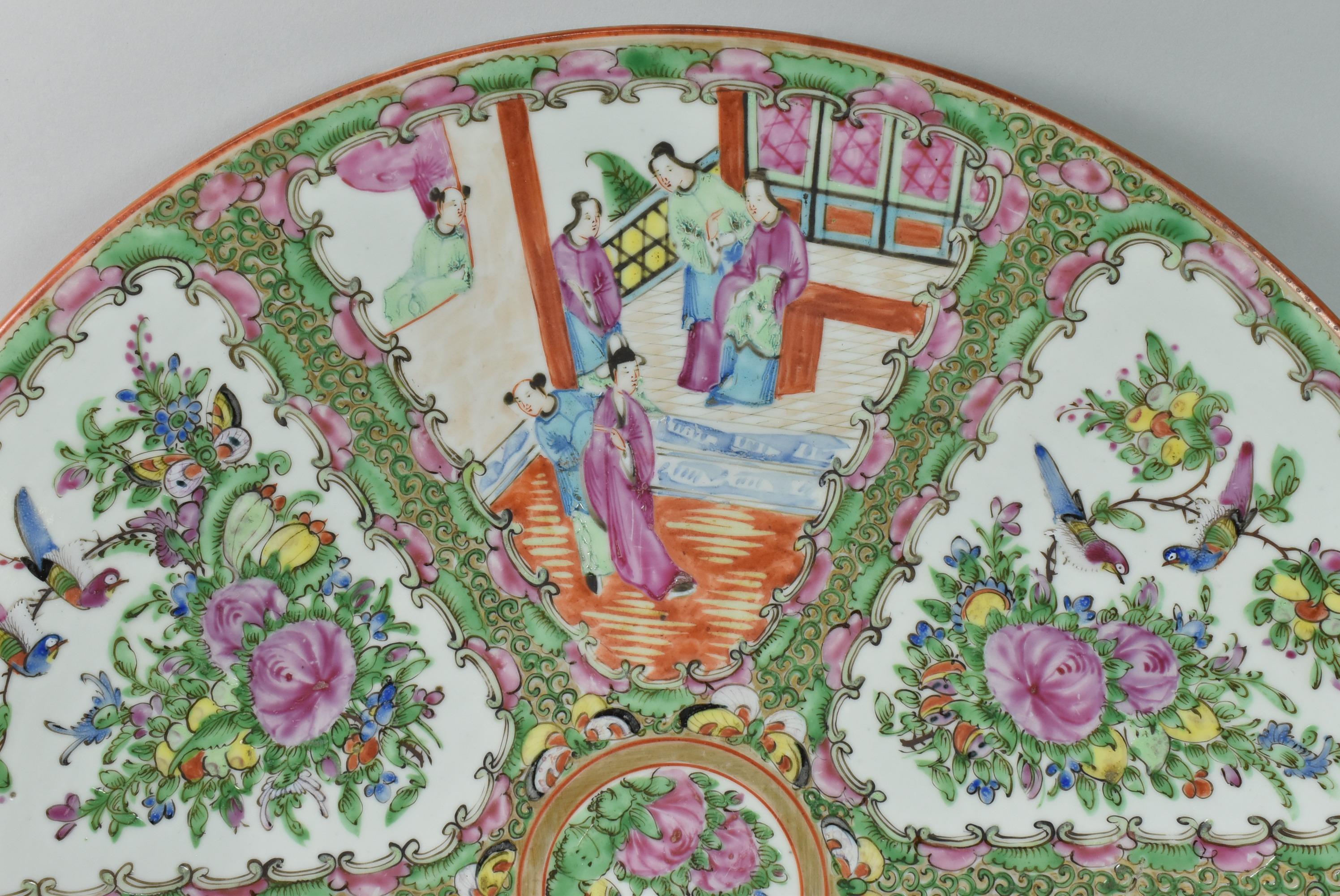 Asian Vintage Famille Rose Charger China