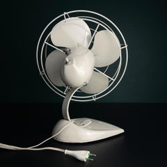 Ventilador vintage de General Electric, EE.UU. Años 50