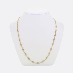Vintage Fancy Oval Link Chain