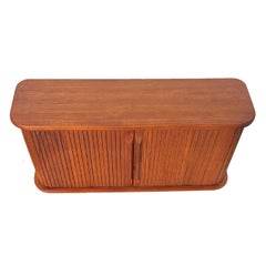 Vintage Fantastic Teak Tambour Wall Unit