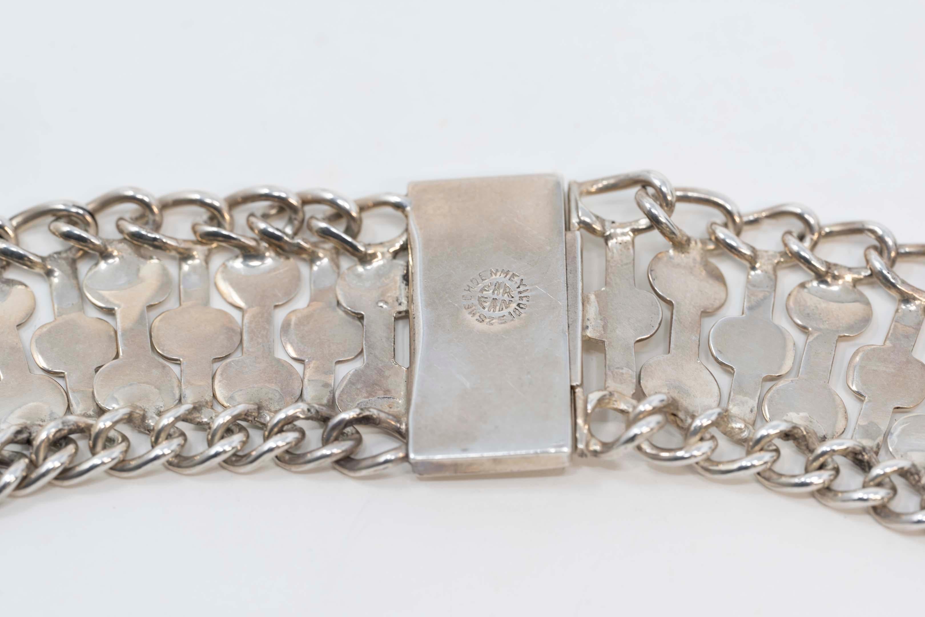 Gargantilla Vintage Far Fan México Plata 925 en venta 1