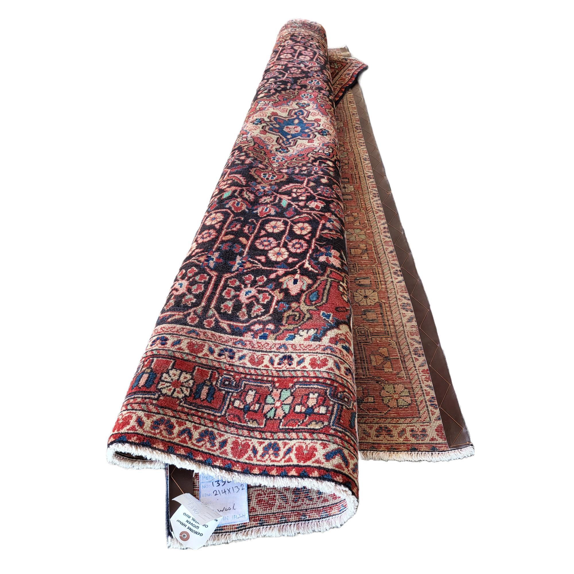 Sarouk Farahan Vintage Farahan - Persian Tribal Rug 5x7 For Sale