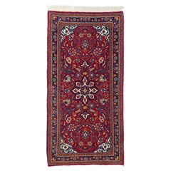 Fine tapis persan Sarouk vintage 2'3'' x 4'6''