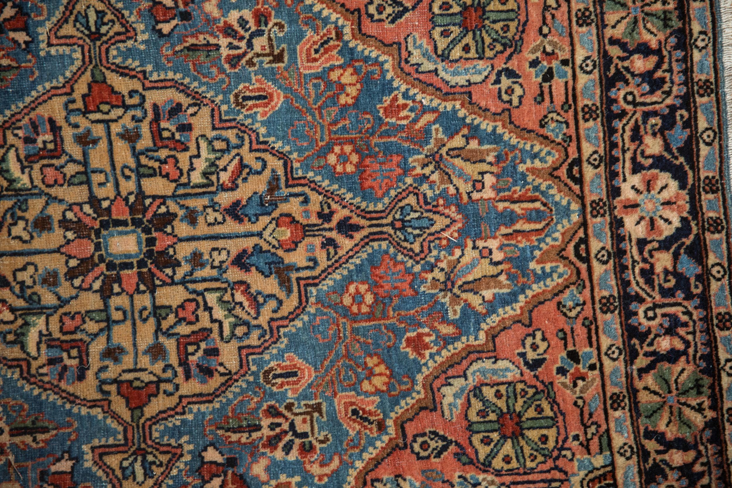 Alfombra vintage Sarouk Farahan Anudado a mano en venta