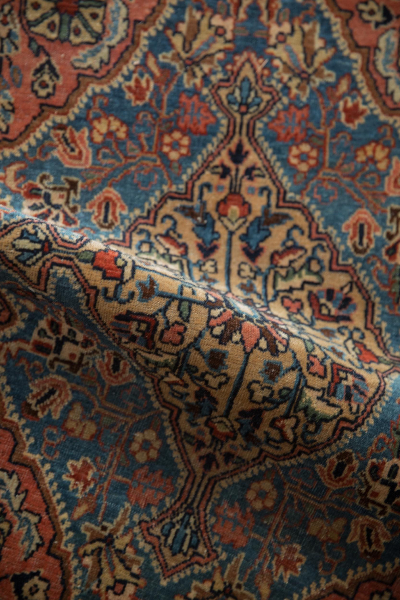 Alfombra vintage Sarouk Farahan en venta 1