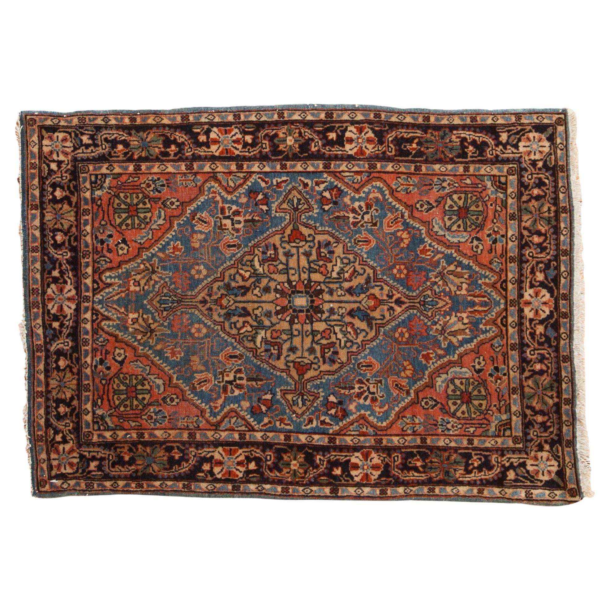 Alfombra vintage Sarouk Farahan en venta