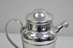 Vintage Farberware NY Art Deco versilberter Martini-Cocktailshaker/Krug, Vintage