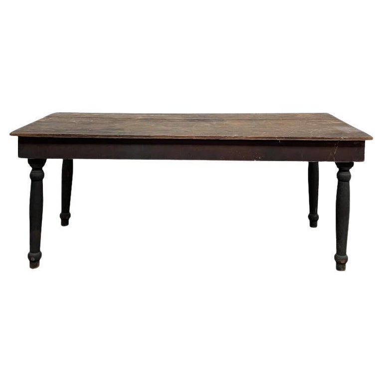 Vintage Farmhouse Dining Table For Sale at 1stDibs