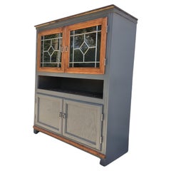 Vintage Farmhouse Dry Bar Cabinet