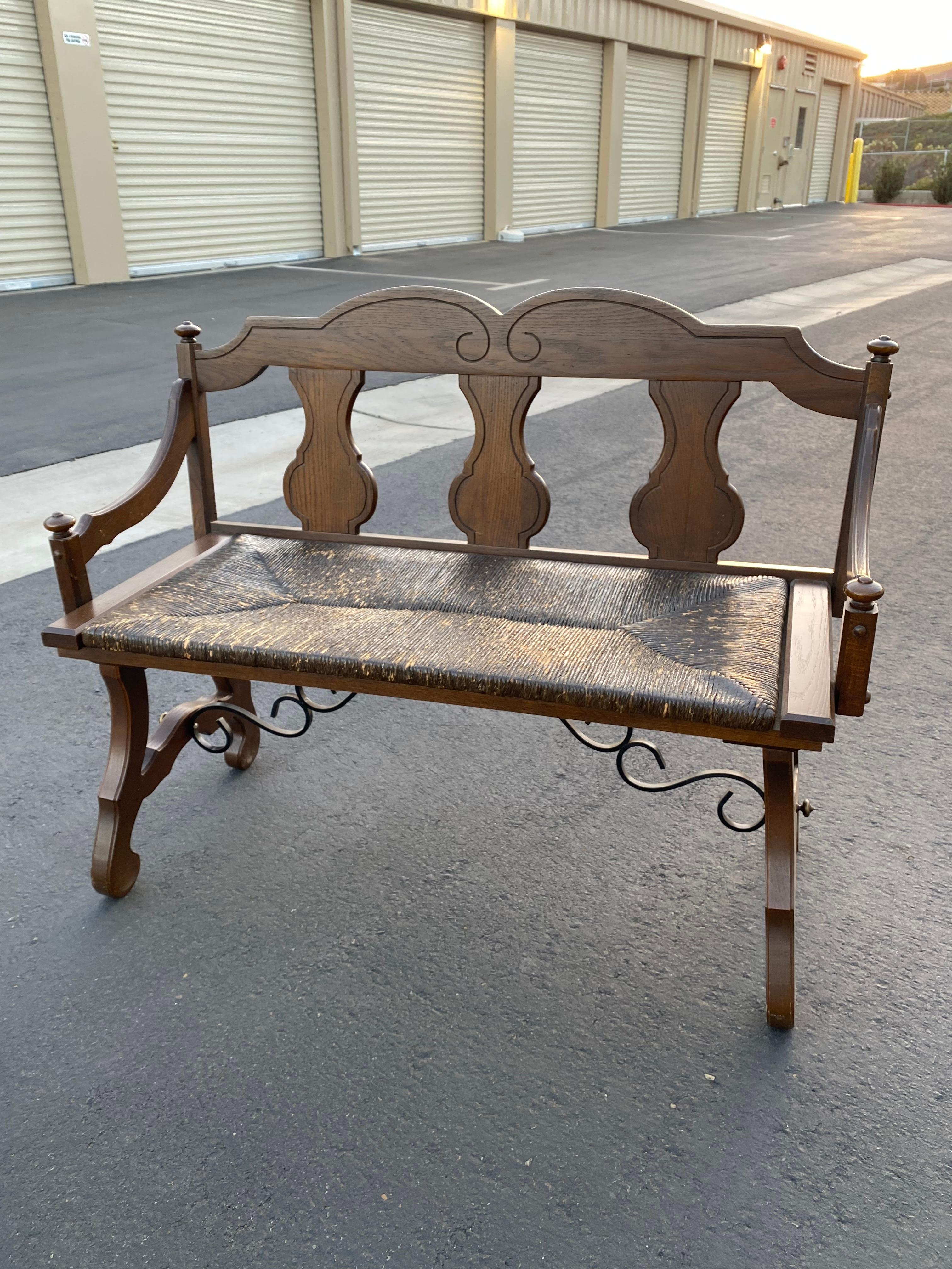 antique indoor bench