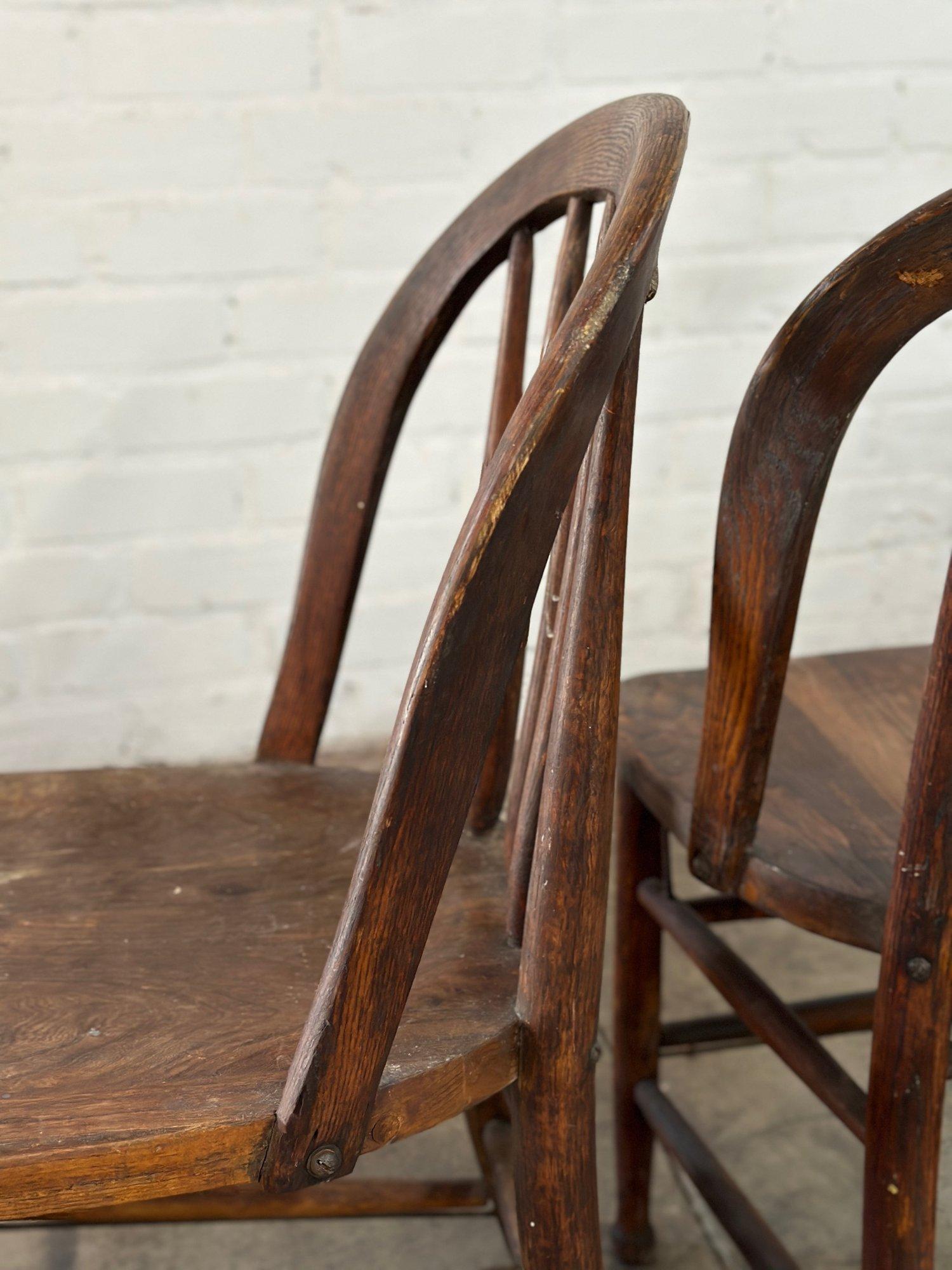 Vintage Farmhouse Spindle Chairs 7