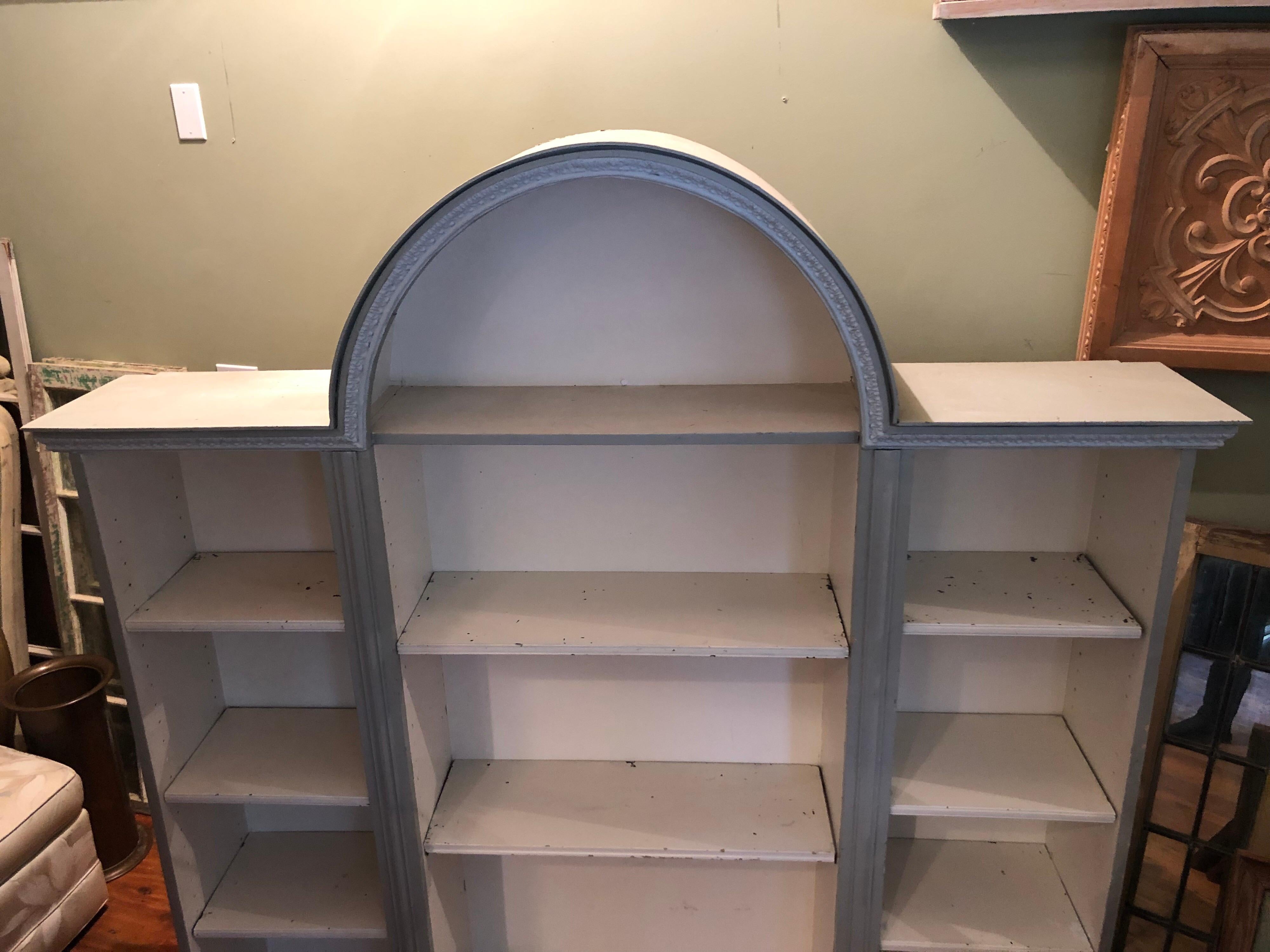 Painted Vintage Farmhouse Style Bookcase