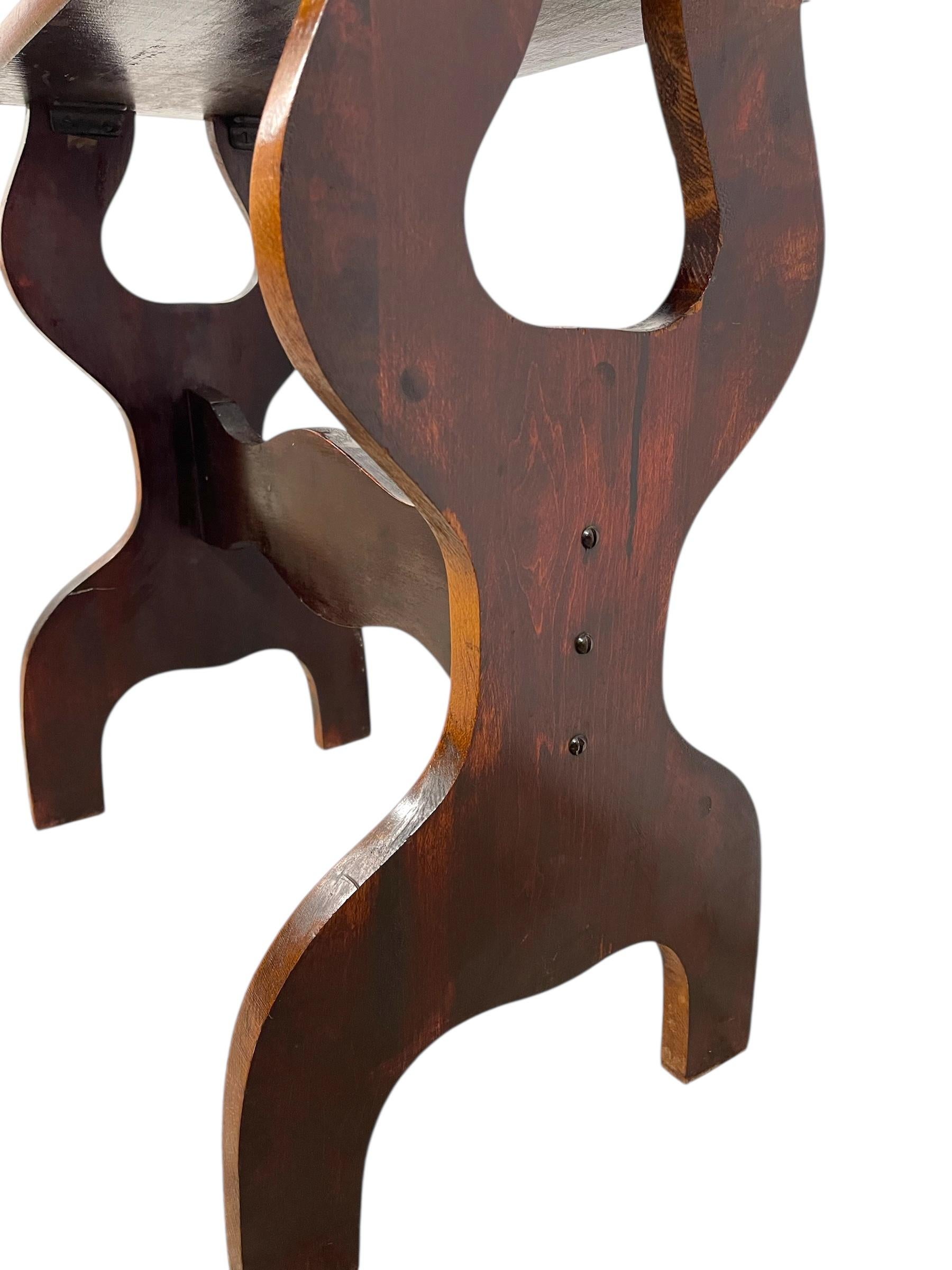 Mesa auxiliar o jardinera de estilo rústico vintage en venta 1