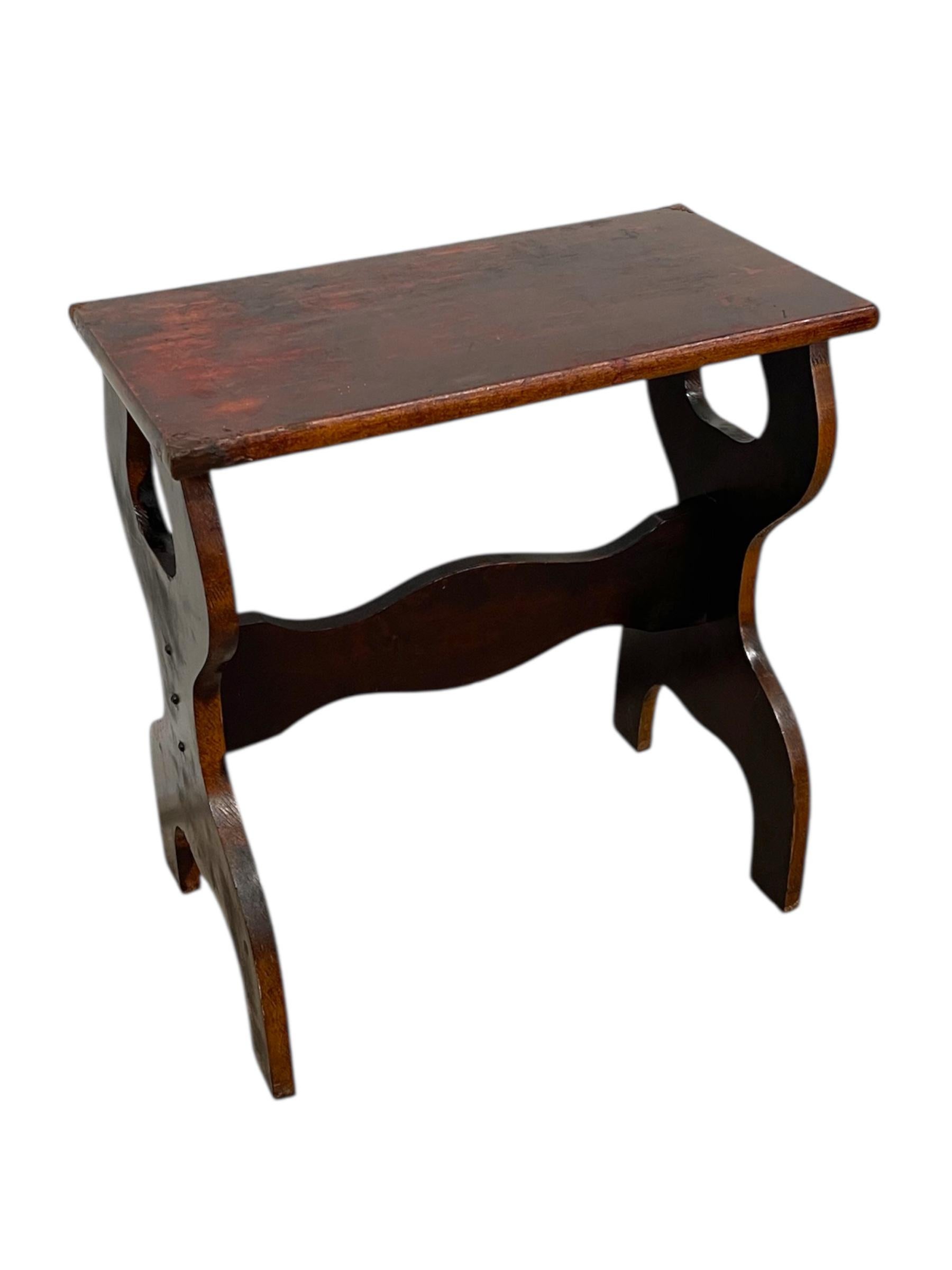 Mesa auxiliar o jardinera de estilo rústico vintage en venta 2