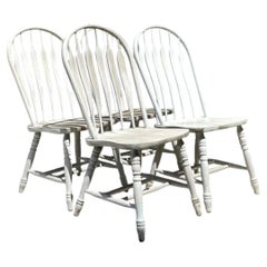 Vintage Farmhouse Style Windsor Chairs - Set of 4