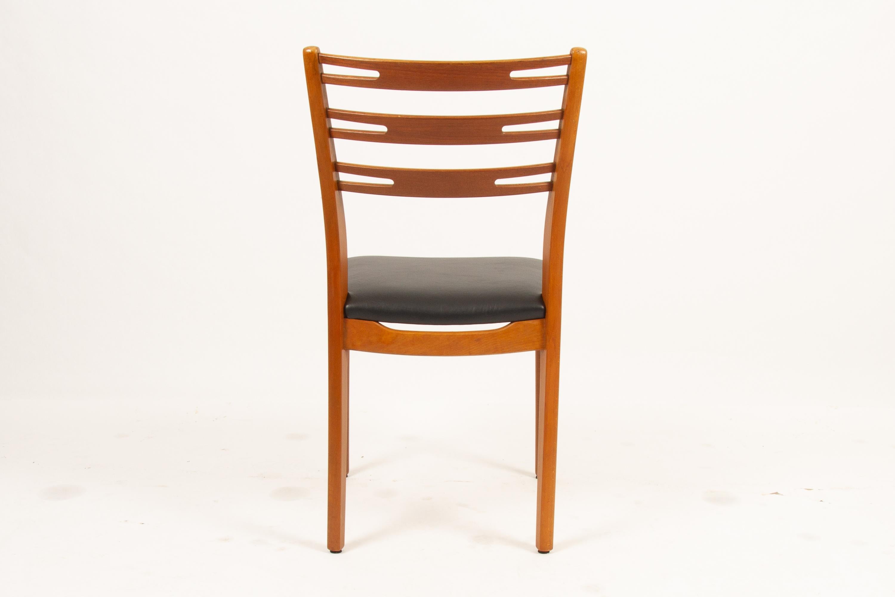 Vintage Farstrup Chairs in Teak and Beech, Set of 6 2