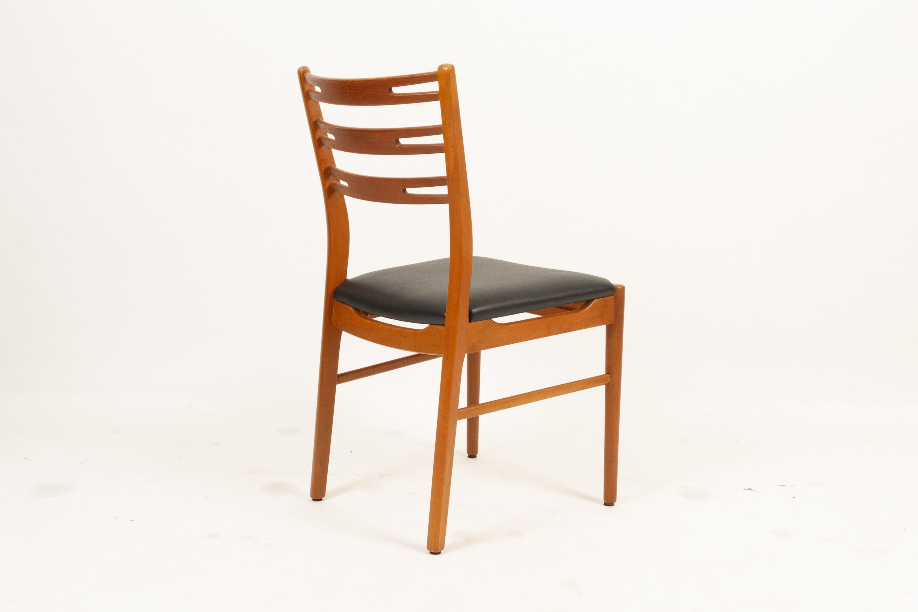 Vintage Farstrup Chairs in Teak and Beech, Set of 6 3