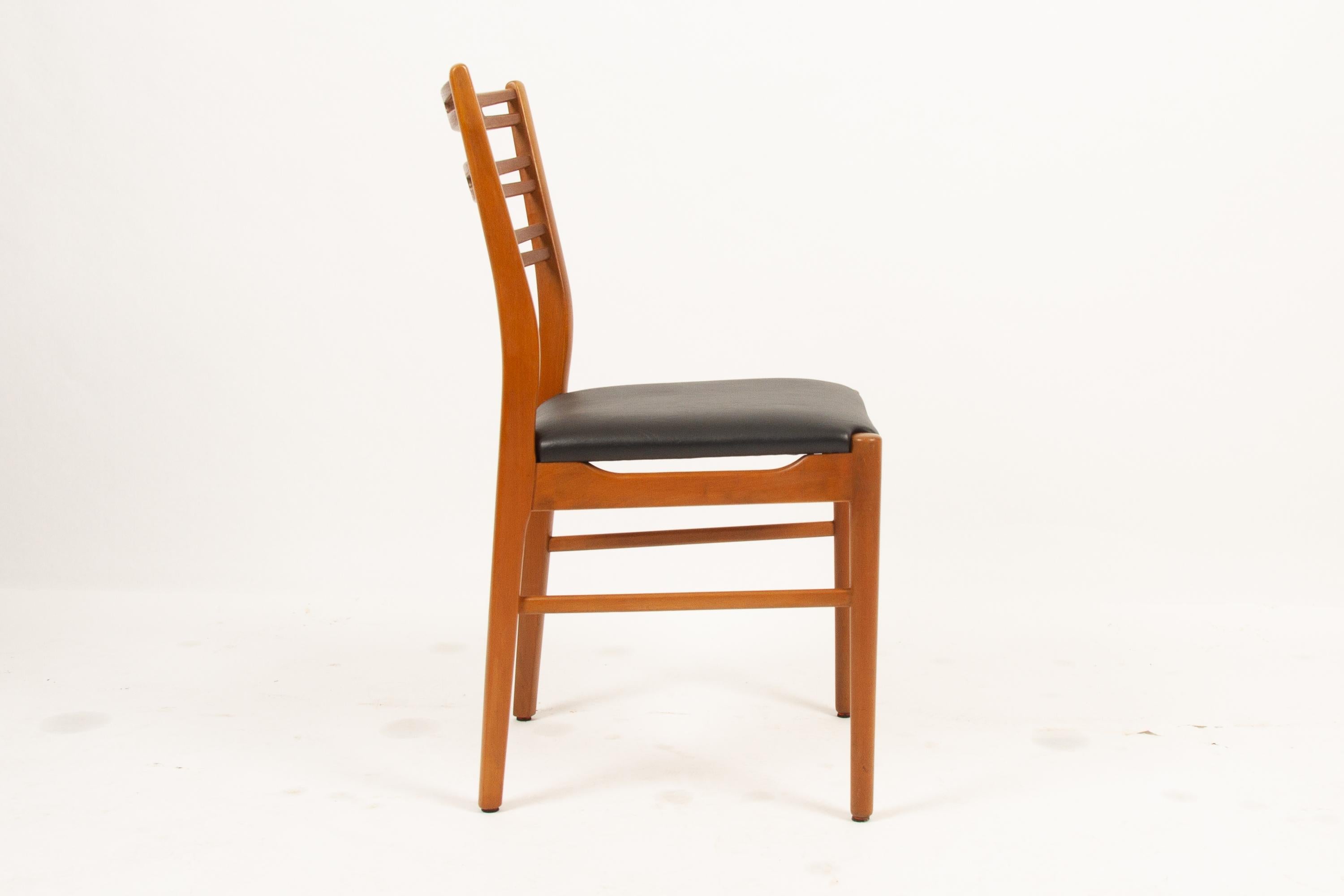 Vintage Farstrup Chairs in Teak and Beech, Set of 6 4
