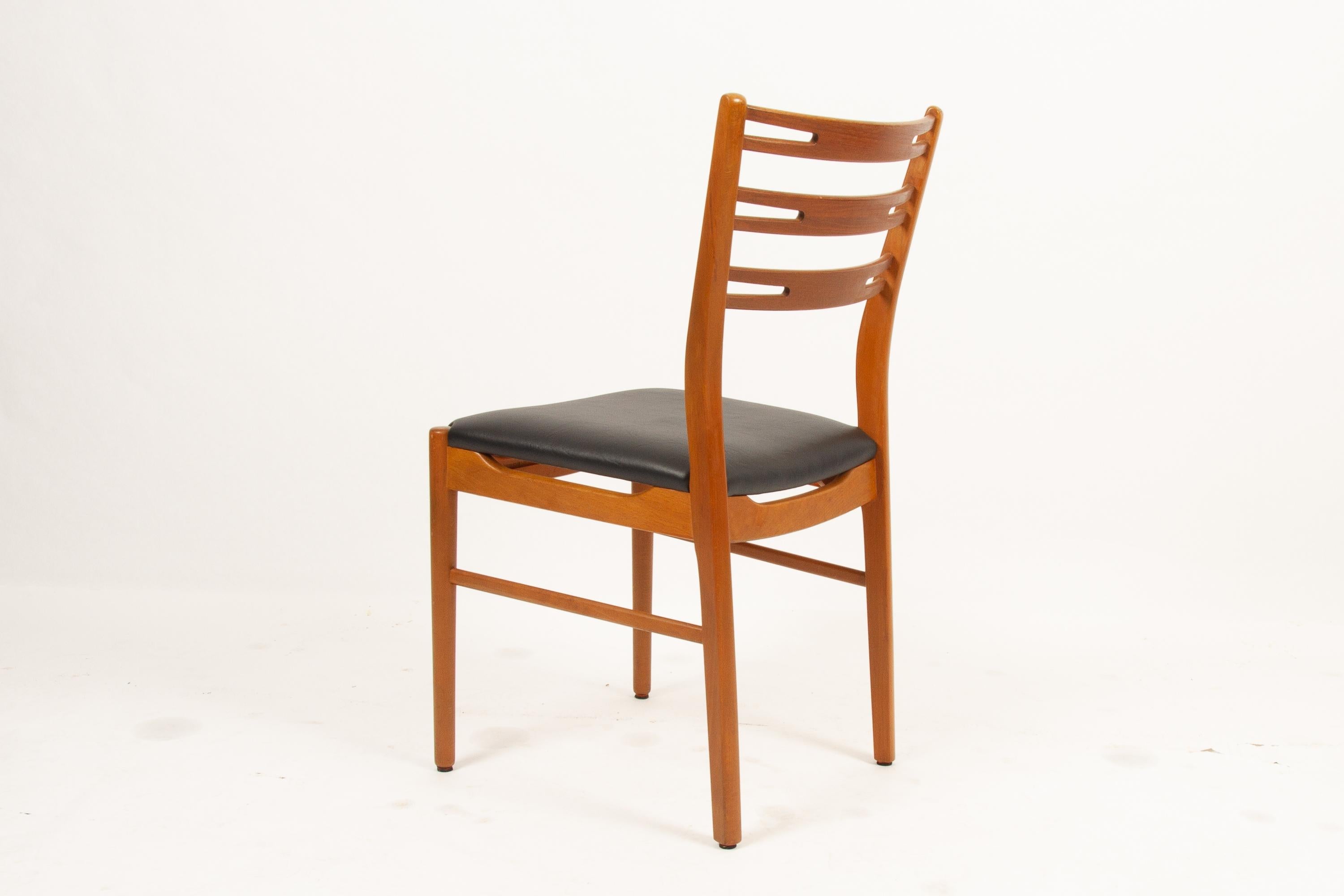 Vintage Farstrup Chairs in Teak and Beech, Set of 6 1