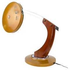 Vintage Fase Maof President Lamp in Mustard Color, 1970s
