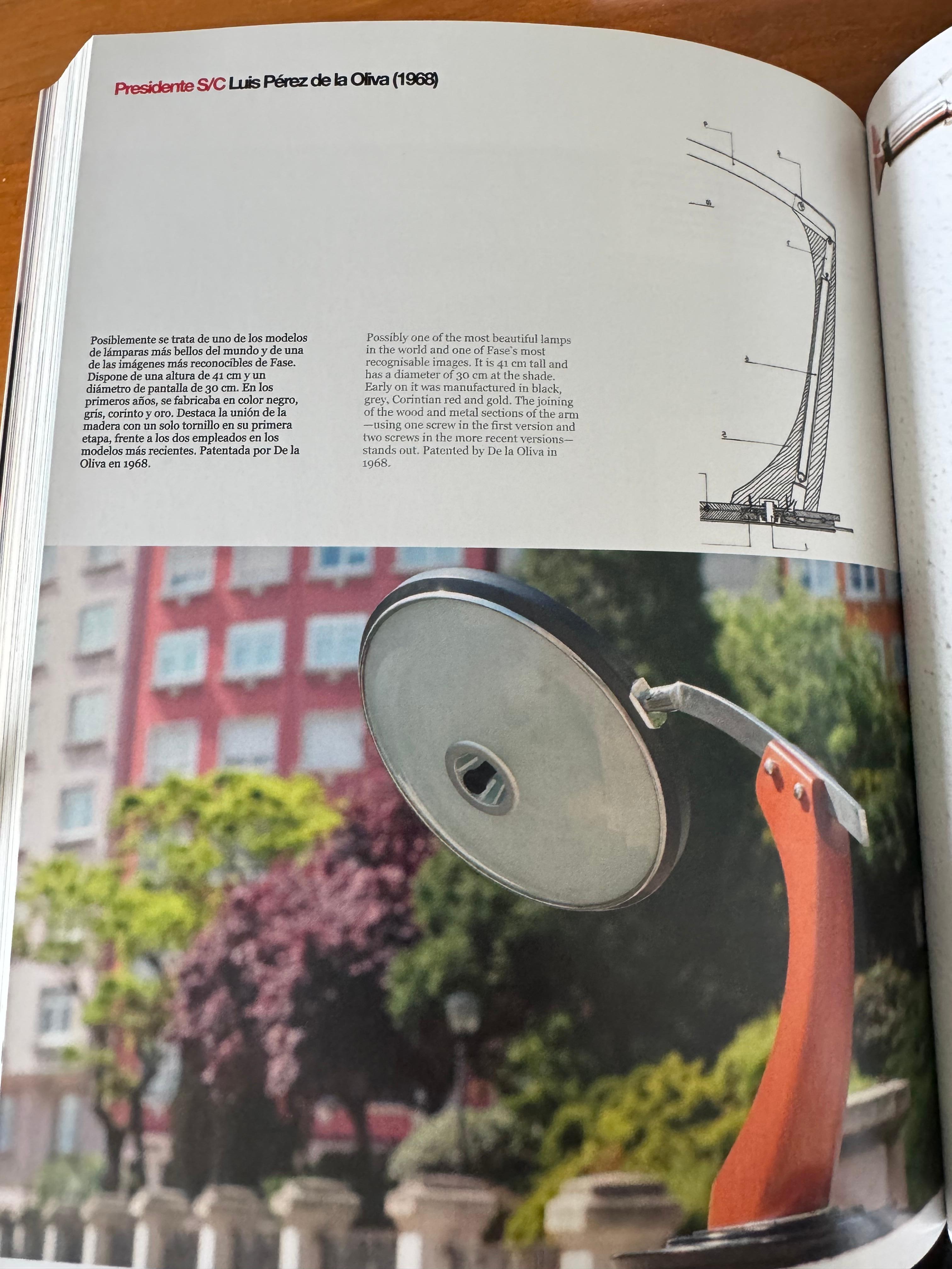 Vintage FASE President Lamp from the 1968 – Designed by Luis Pérez de la Oliva 4