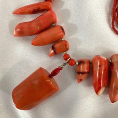 Vintage Fashion jewelry Sea Coral Branches Beautiful Necklace