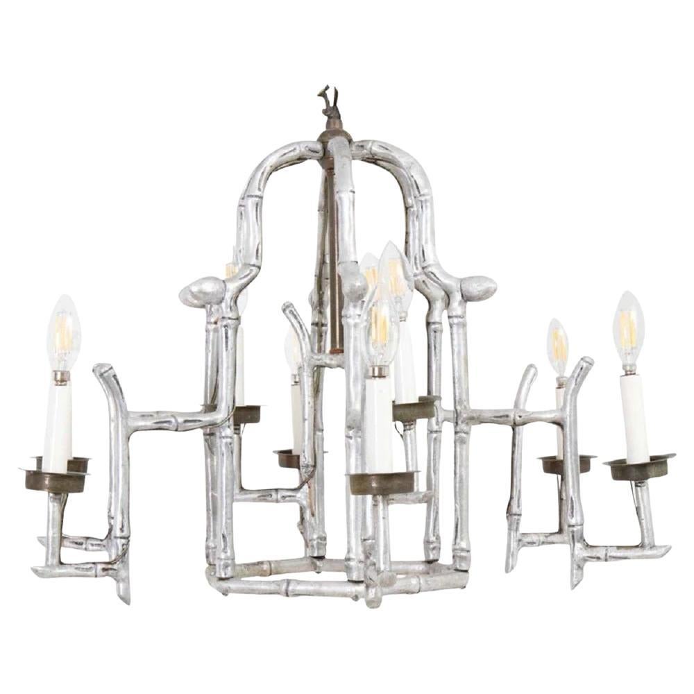 Vintage Faux Bamboo Chandelier