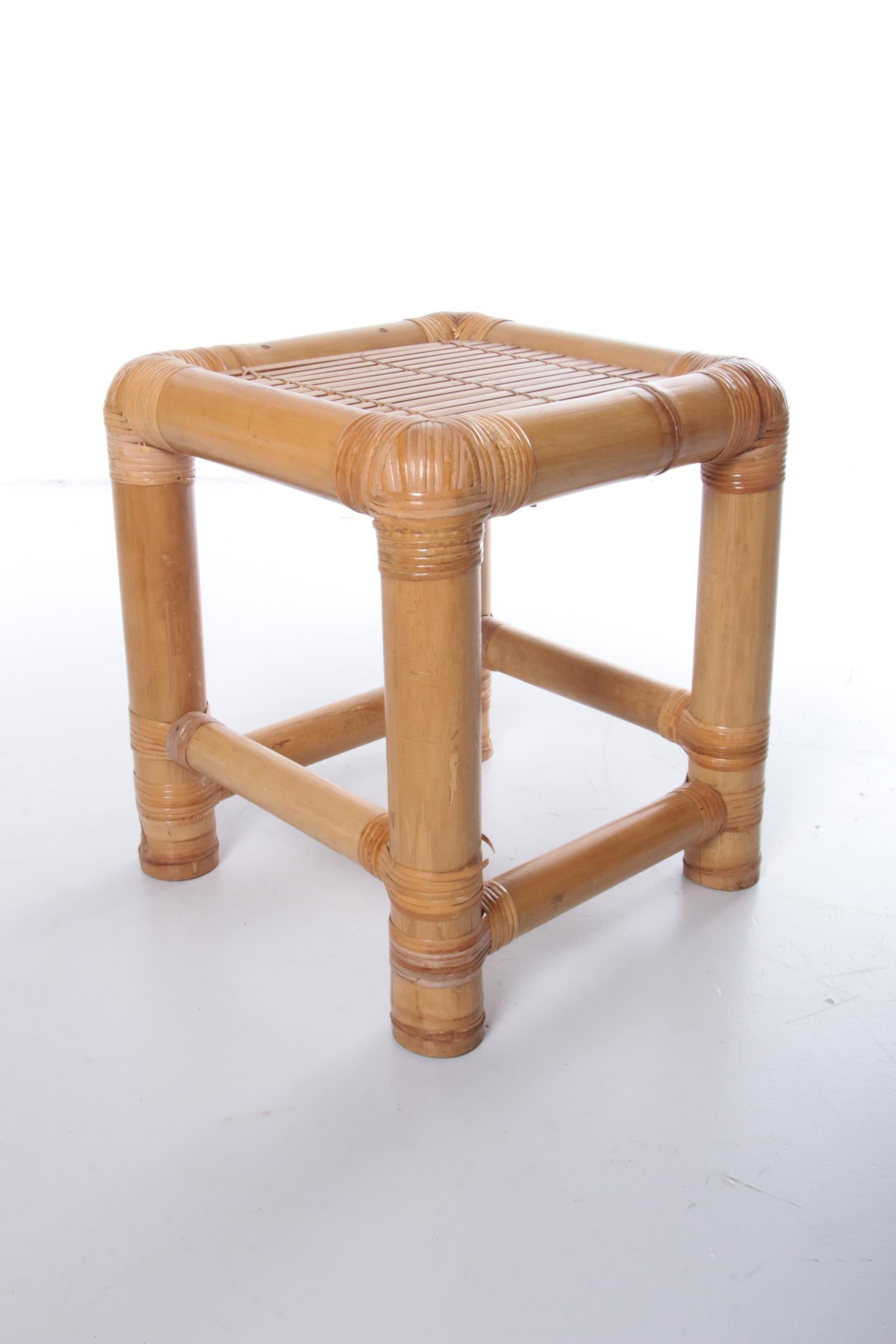 Vintage Faux Bamboo Dressing Table 'Natural Beauty', 1980s, France For Sale 7