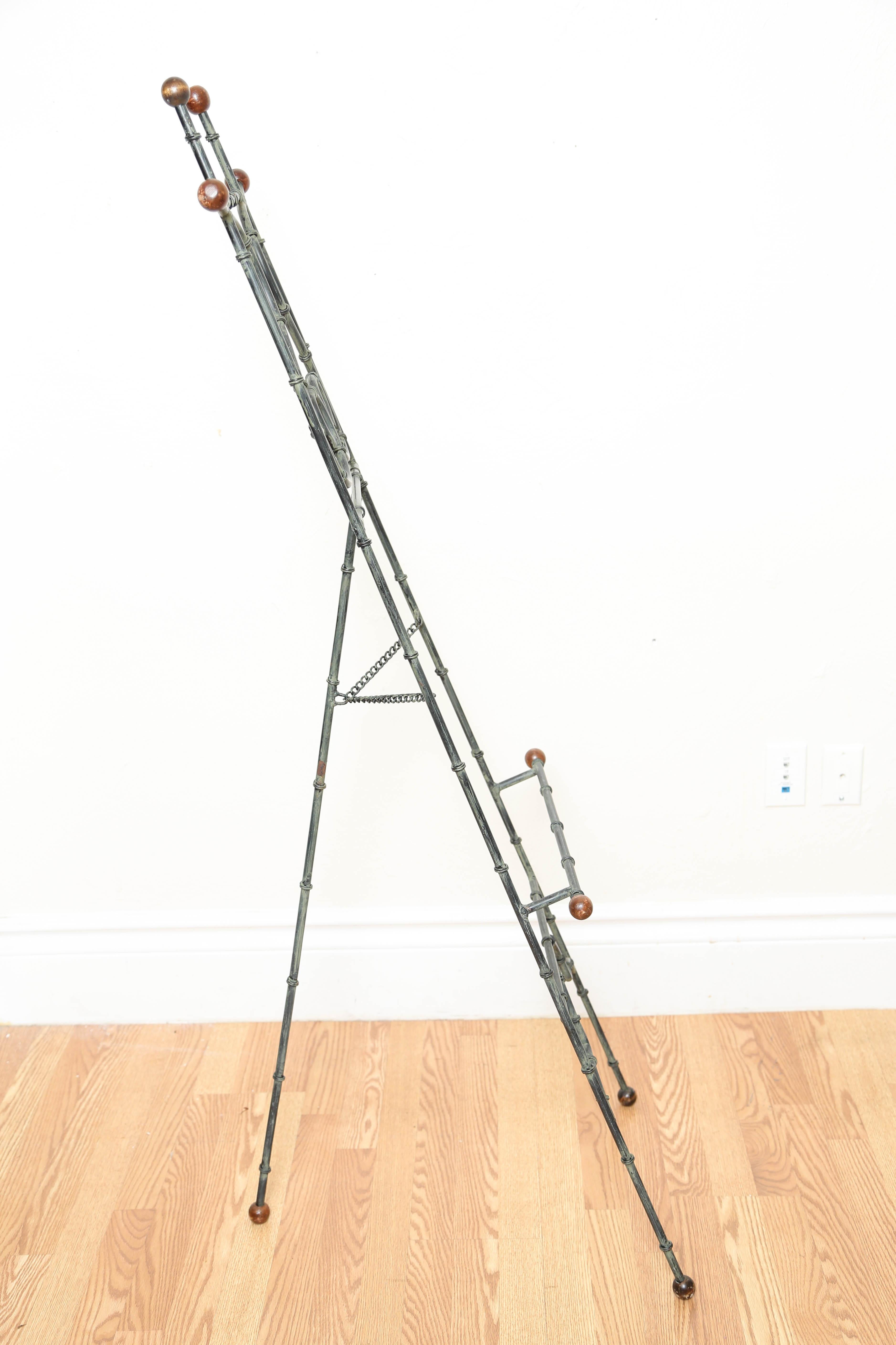 20th Century Vintage Faux Bamboo Easel For Sale