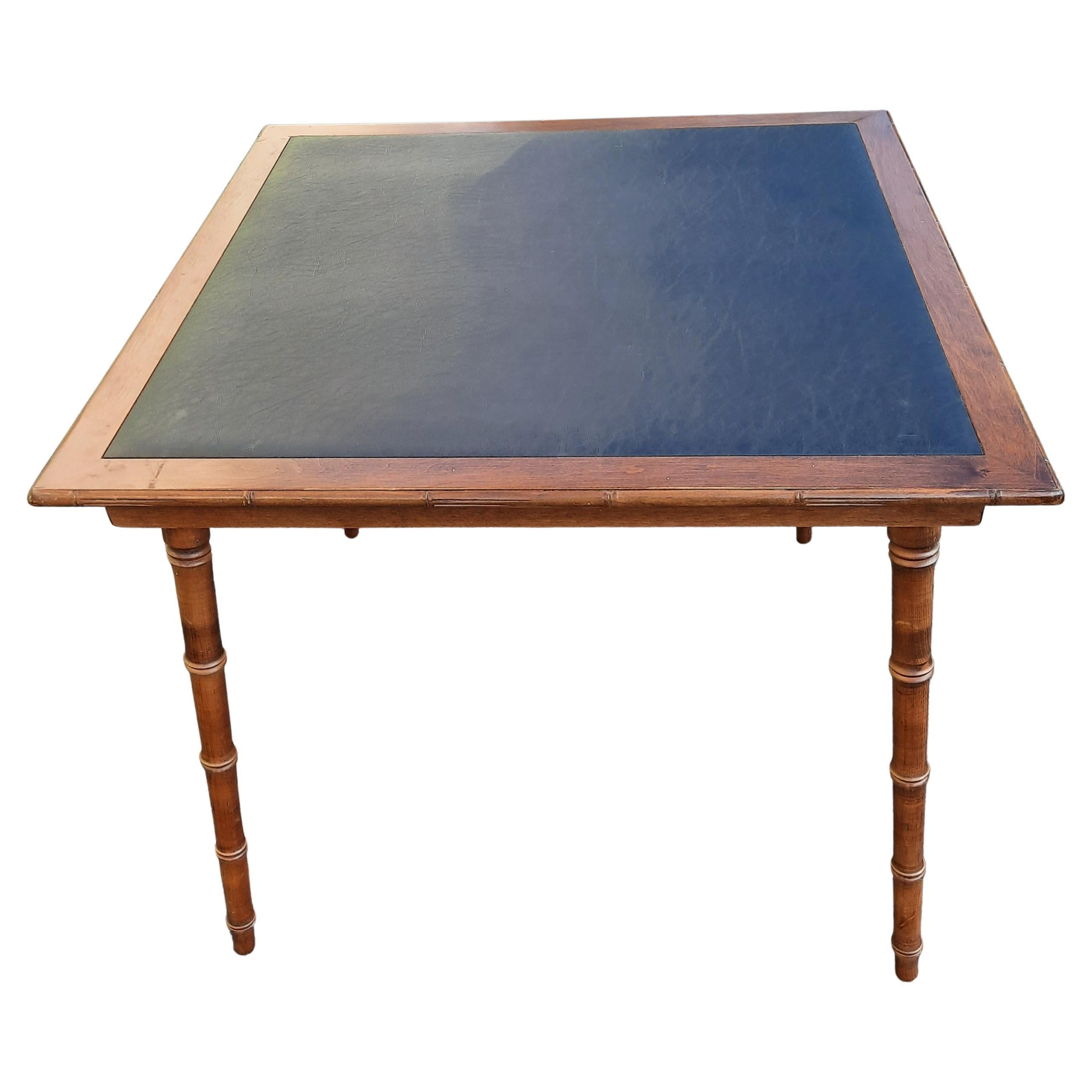 bamboo card table