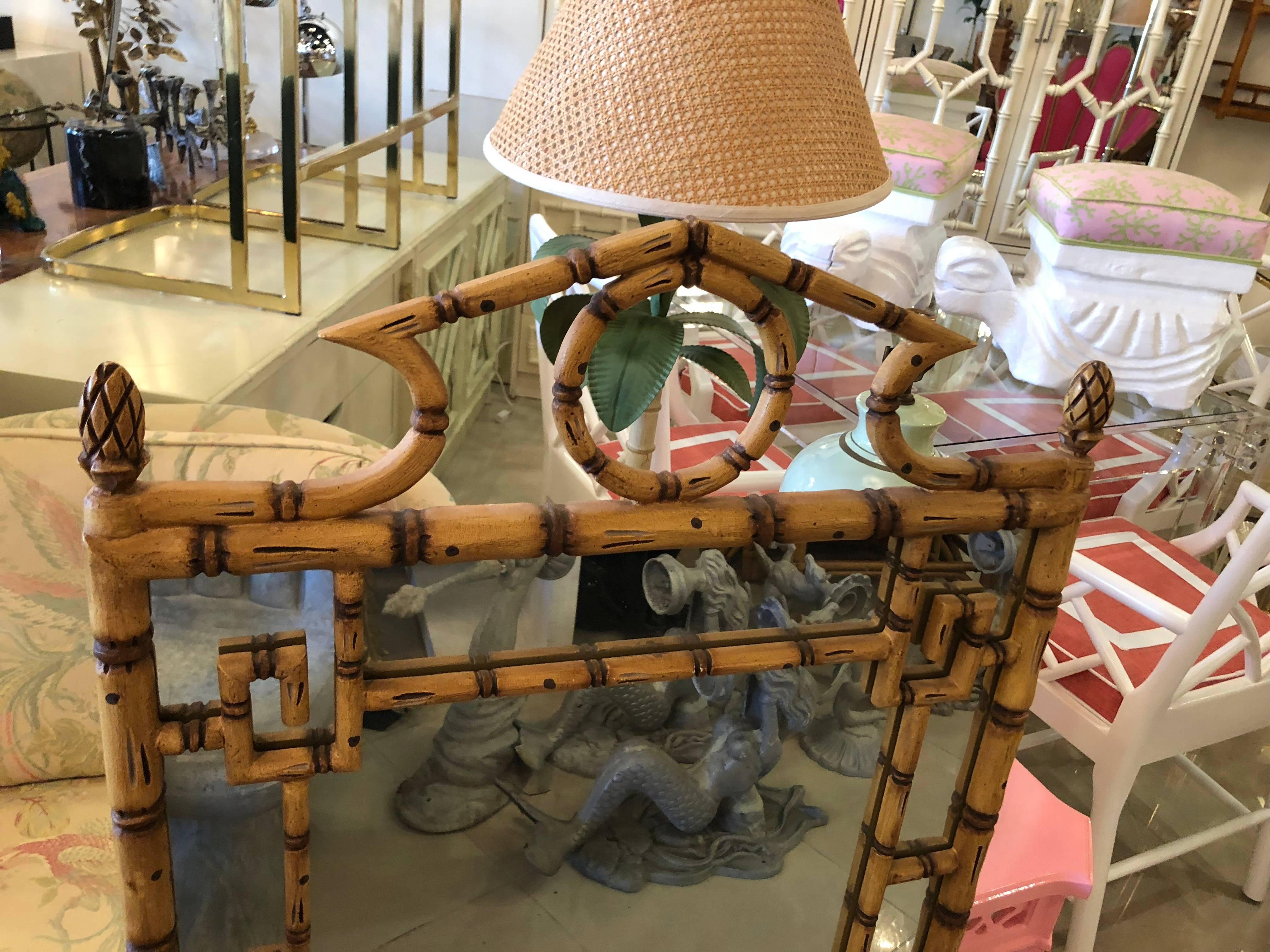 bamboo pagoda mirror