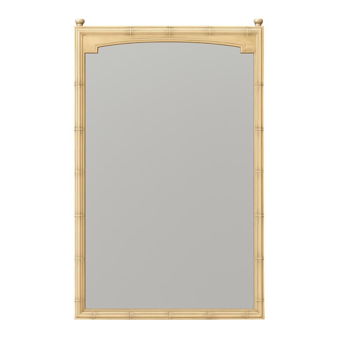 Miroir rectangulaire vintage imitation bambou