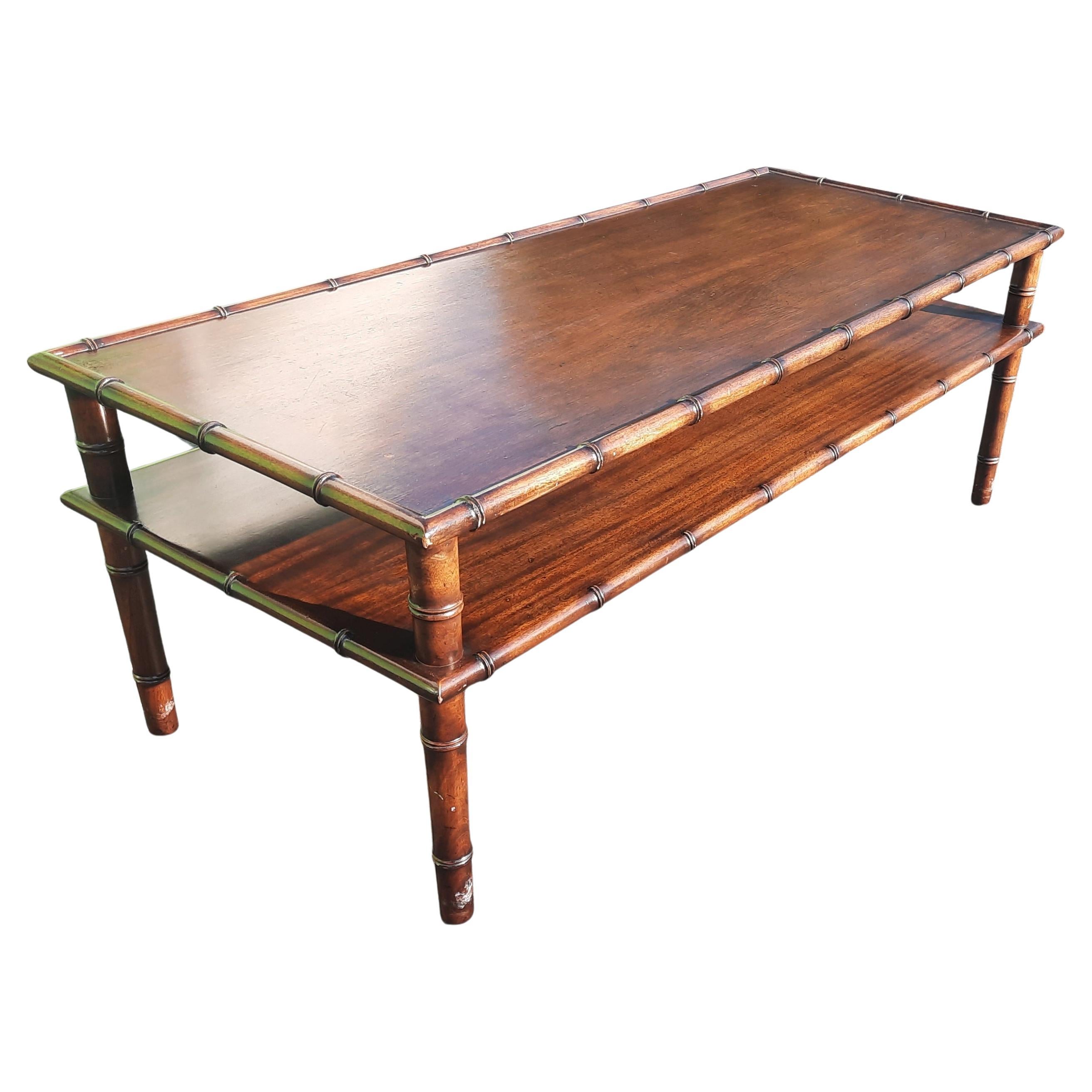 TwoTier Vintage Coffee Table by Baker at 1stDibs