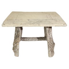 Used Faux Bois Garden Table