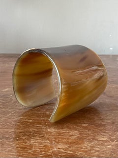 Vintage Faux Buffalo Horn Resin Cuff