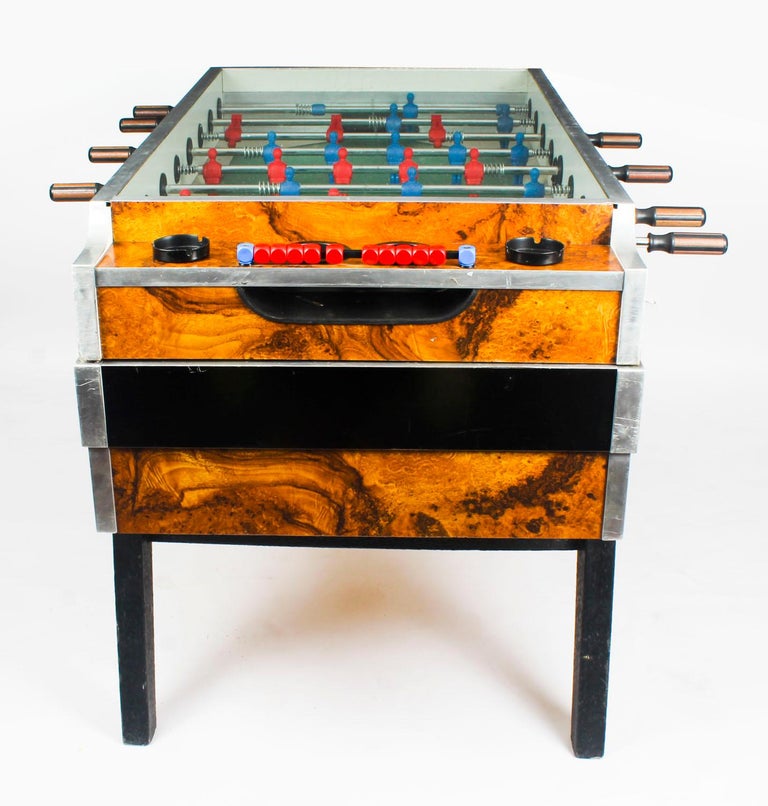 Vintage Mid Century Football Table, Games, 20th Century at 1stDibs