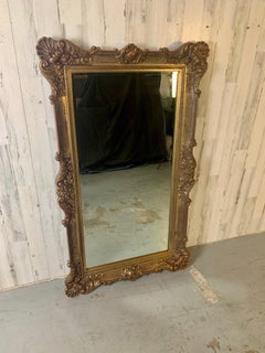 Vintage Faux Gilt Plastic Framed Mirror