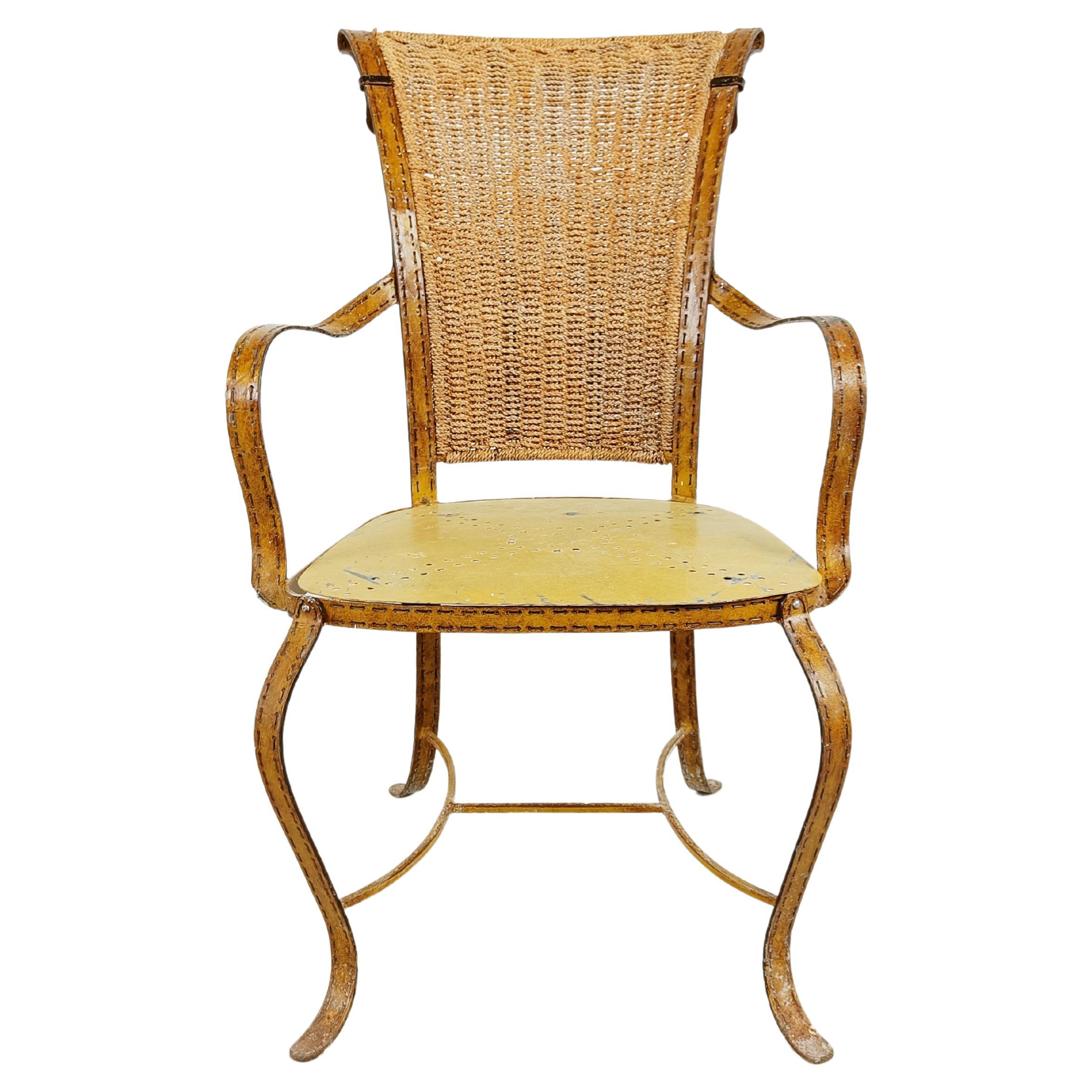 Fauteuil italien vintage en faux cuir, années 1960